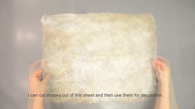 DIY viscose paper for felt applique смотреть онлайн