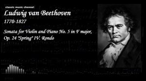 Beethoven - Sonata for Violin and Piano No. 5 in F major, Op. 24 "Spring" IV. Rondo