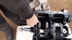 Индийский коленвал на трактор Т-25 двигатель Д-21.Установка.