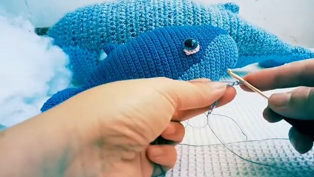 Вязаный КИТ крючком - ОФОРМЛЕНИЕ смотреть онлайн