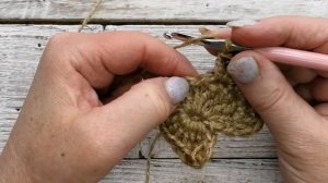 Сердечко, связанное крючком из джута Декор ко дню Святого Валентина Heart crocheted #вязаниекрючком