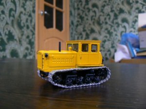 ДТ-54. Радиоуправляемый микроскопический трактор.