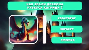 НОВАЯ ВИКТОРИНА ПО ГАРРИ ПОТТЕРУ 1. MoreQuiz.