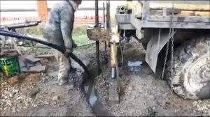 Монтаж внешнего контура геотермального отопления