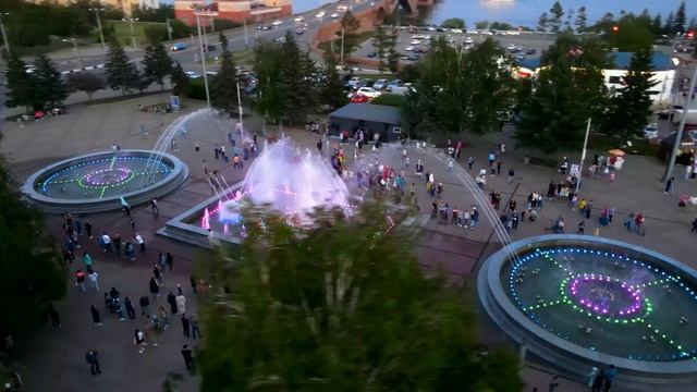 Светомузыкальный фонтан Красноярск