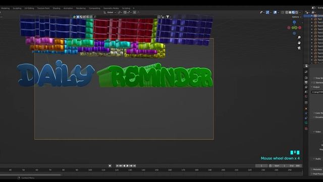 Typography Flyover Effect With Fisheye Lens (Beginner Friendly) *Cycles смотреть онлайн