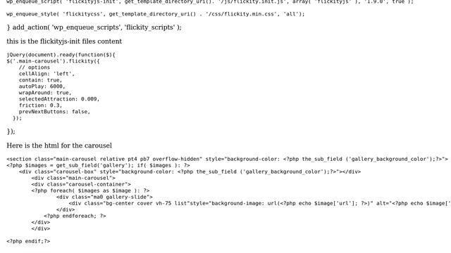 Wordpress: Wordpress and Advanced Custom Fields and Flickity смотреть онлайн