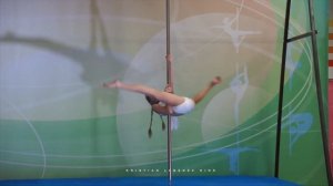 Pole sport kids 13 years old Russian champion