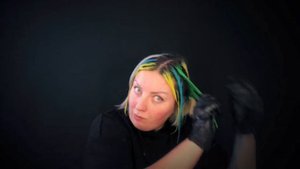 РАДУГА на волосах. Цветное окрашивание.