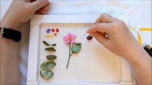 Школа для новичков. Вышивка лентами. Урок 7. Вышиваем цветок рудбекии.