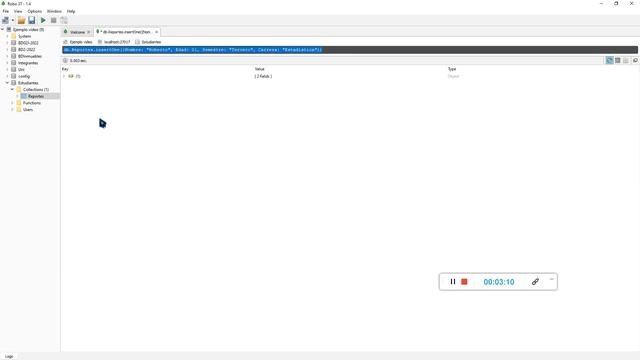 Grupo 6 Insert many en Robo 3t смотреть онлайн