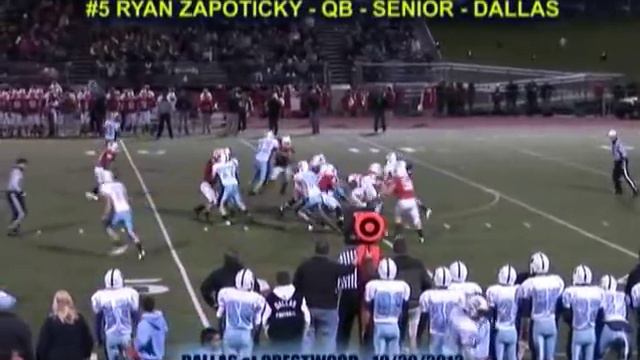 Ryan Zapoticky - QB - 2012 Highlights - Dallas (PA) HS смотреть онлайн