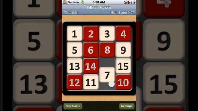 World Record Fifteen Puzzle Solve