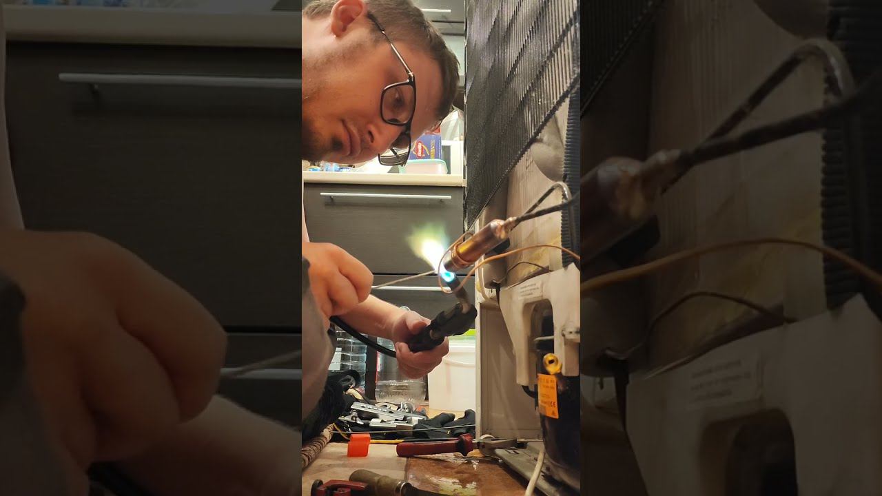 Холодильник Electrolux 20 лет, не холодит, замена каппилярной трубки #ставрополь #ремонтхолодильника