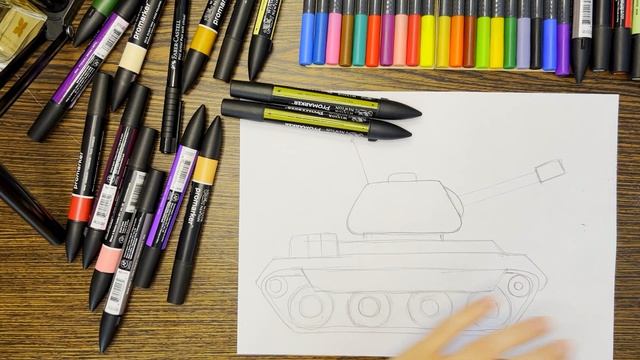 Як намалювати танк - Урок 151 смотреть онлайн