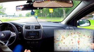 Занятие на машине ученицы. Едем в Отрадное. Москва июль 2020. Часть 1.