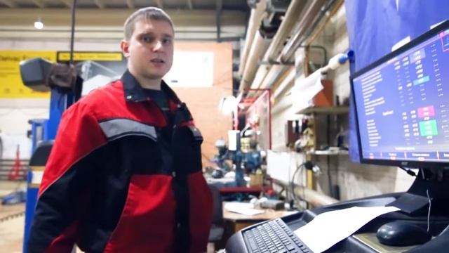 3D сход-развал легкового автомобиля в БизнесБас Сервис. Техно Вектор.