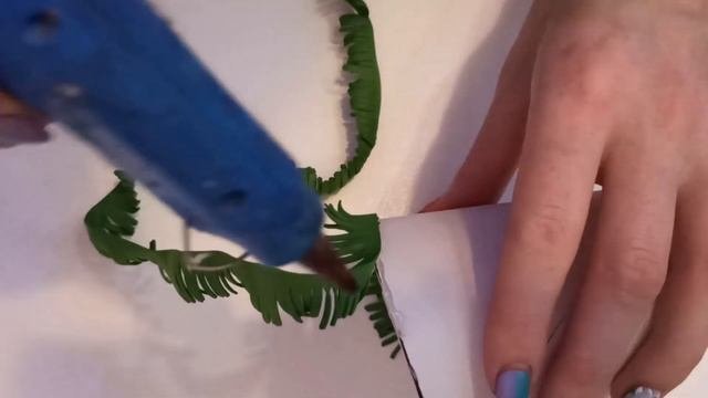 Елка из фоамирана (фома) легко и просто /Christmas Tree Made Of Foamiran (Thomas) Is Easy And Simpl
