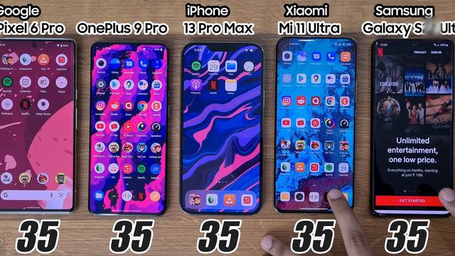 ONEPLUS 9 Pro vs iPhone 13 Pro Max / Pixel 6 Pro / Mi 11 / Samsung S21 - EXTREME RAM Management TES смотреть онлайн