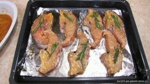 "РУСАЛОЧКА" СТЕРЛЯДЬ В ДУХОВКЕ.