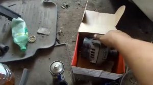 Ваз 2112. Замена генератора ну и помелочи.