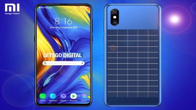Смартфон Xiaomi с солнечной батареей