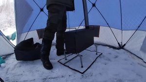 Обзор Палатки для зимней рыбалки MirCamping, печь СибТермо, буксировщика Тофалар 500 Тягач-Толкач.