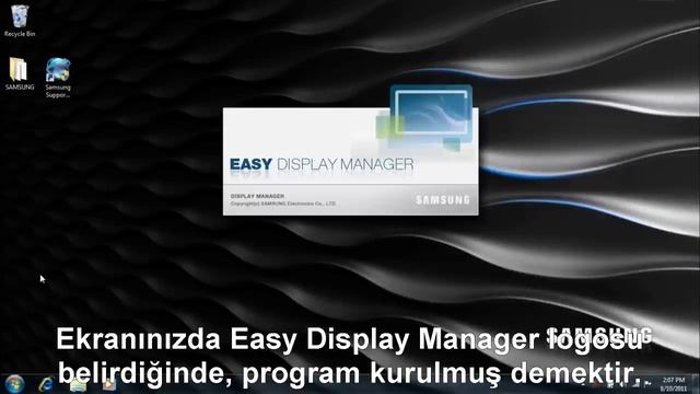 Samsung Bilgisayar  Easy Display Manager