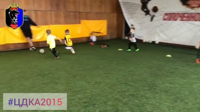 ЦДКА 2015 г.р. Игровое упражнение 1в2. смотреть онлайн