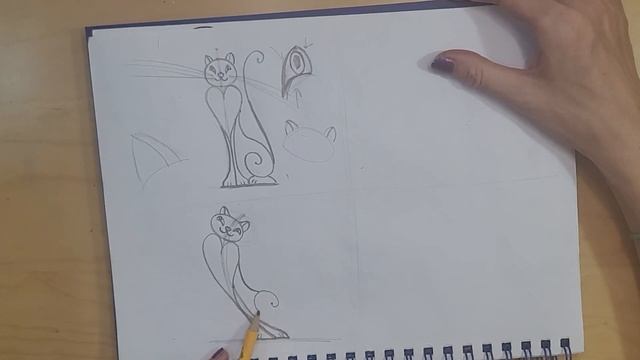 Урок 2, часть 2.  Стилизация рисунка. Рисование для начинающих.