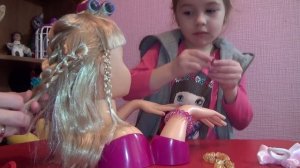 Кукла для причесок. Причесываем красивую куклу | VLOG | Beautiful doll hairstyles
