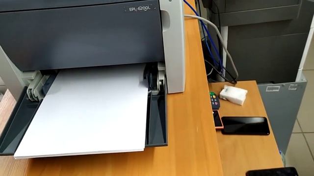 Тест принтера Epson EPL - 6200L смотреть онлайн