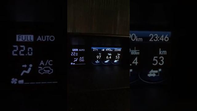 ТаймЛапс расход бензина Subaru Forester SJ 2.5 (FB25, на дачу) смотреть онлайн