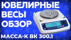 Обзор ювелирных весов Масса-К ВК 300.1