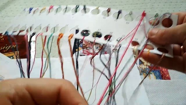 Вышивка крестом.4341 Новогодние котята. Завершена))) смотреть онлайн