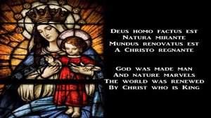 Gaudete, Christus est natus - Christmas Carol (with lyrics)
