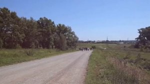 Установка креста в селе Дмитро-Титово