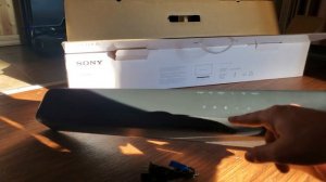 Sony HT-X8500 Sound Bar System unboxing