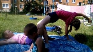 Йога челлендж с подругой 3#
