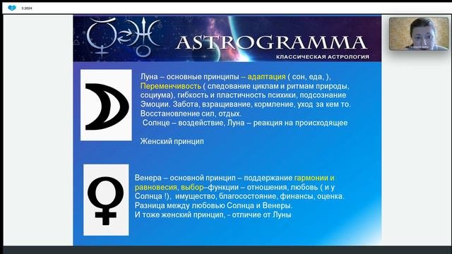 Принципы планет – септенер, знакомство с темой.