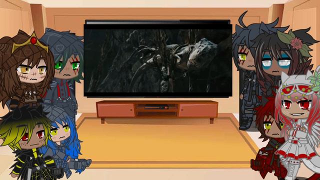 dinos react to kong vs v rex смотреть онлайн