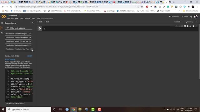 Colab _ Import CodeSnippet |Fast coding Python | Colab Features | No more remembering Python Import