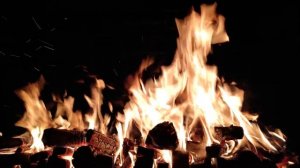 КАМИН НА ТВОЙ ЭКРАН [4K] Огонь камина на весь экран. Без музыки.