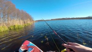 Сапборд c Aliexpress после сезона эксплуатации / Рыбалка с сапборда / SUP-board