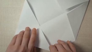 Хлопушка из бумаги формата А4 без клея и ножниц