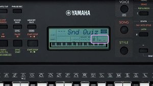 Yamaha Portable Keyboard PSR-E283 / YPT-280 Tutorial Video 3 -Sound Quiz -