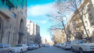 Поездка на машине по Баку 11.01.2022