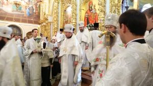 Богослужение праздника Преображения Господня