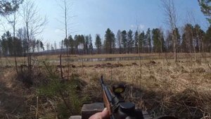 ПРИСТРЕЛКА ОПТИКИ- SKW-НА КАРАБИНЕ ВЕПРЬ -308- ПРОБУЕМ МЕНЯТЬ КРАТНОСТЬ