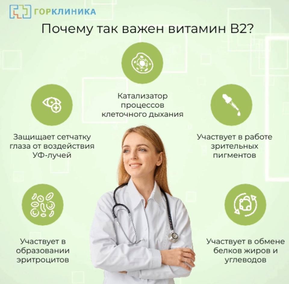 Все о витамине В2. Последствия дефицита В2. Из каких продуктов можно получить?